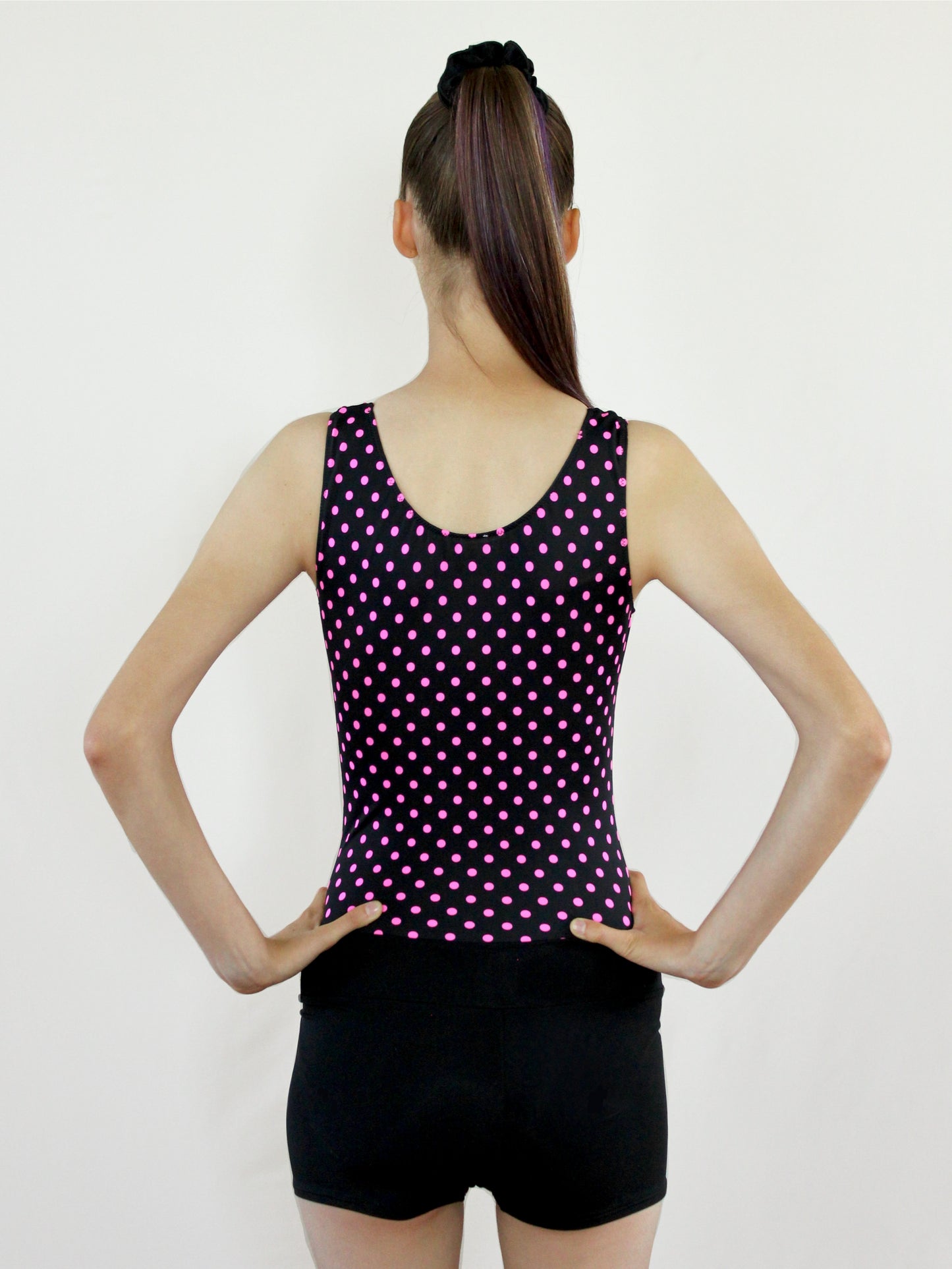 Pink Polka Dot Leotard