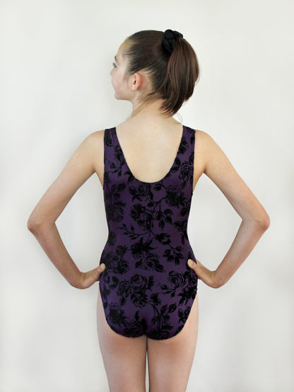 Midnight Rose Leotard