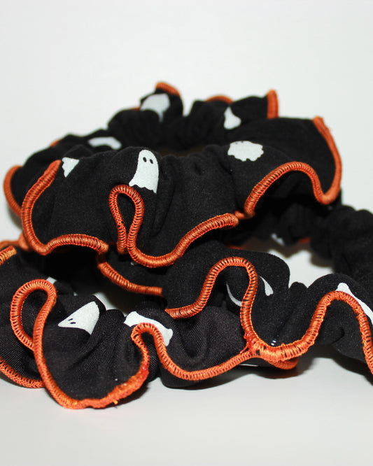 Ghostly Halloween Scrunchie